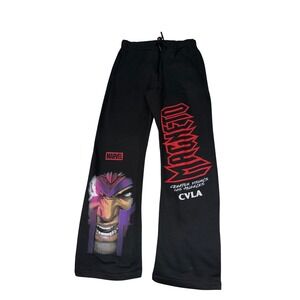Marvel Magneto‎ CVLA Black Graphic Sweatpants Mens Size S